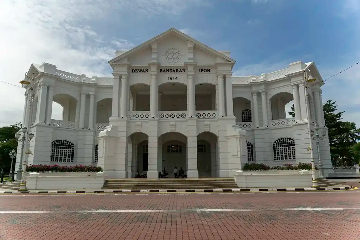 Ipoh Town Hall heritage building in Ipoh, Perak