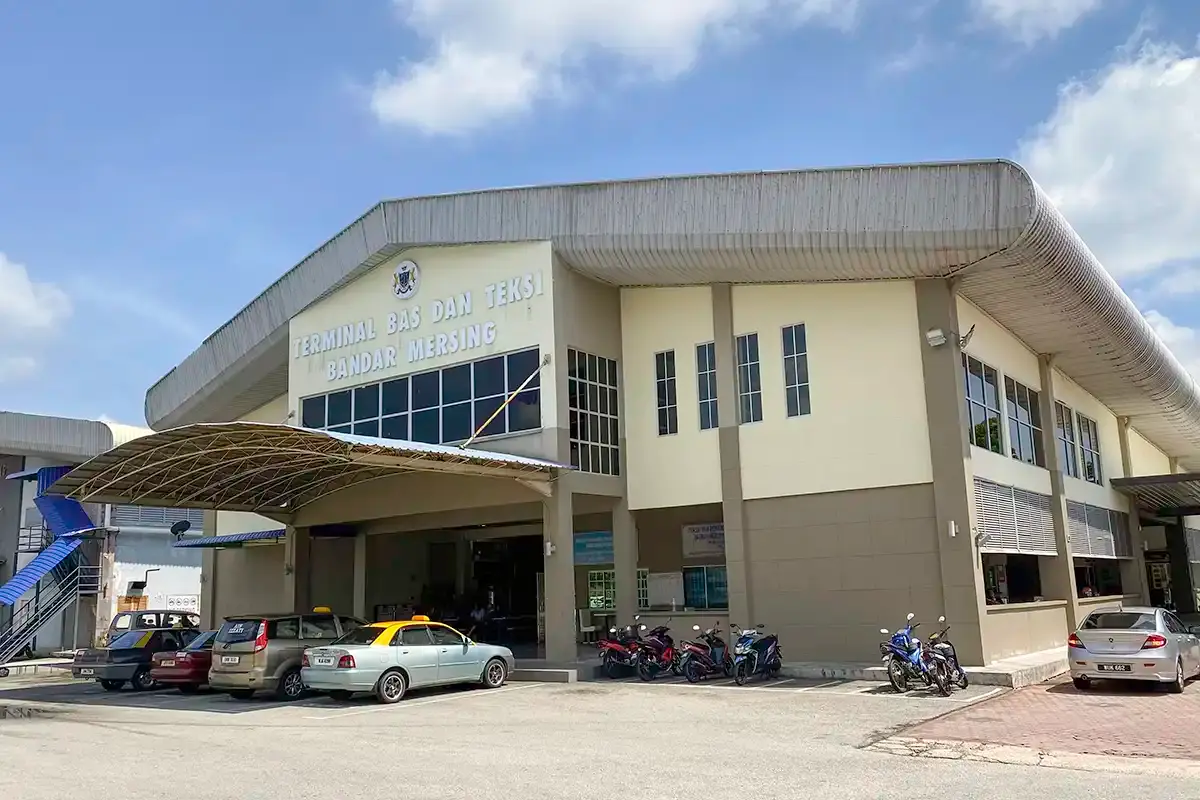 Mersing Bus and Taxi Terminal building in Mersing, Johor