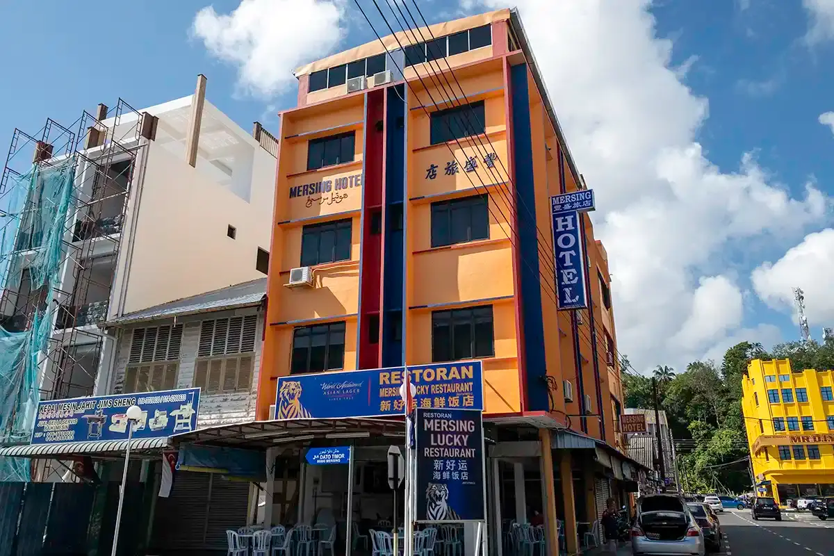 Budget hotel in Mersing town for travellers staying overnight before an early ferry