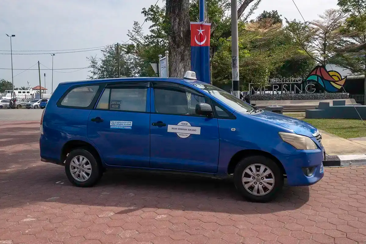 My Little Taxi parked at Mersing Jetty in Mersing, Johor