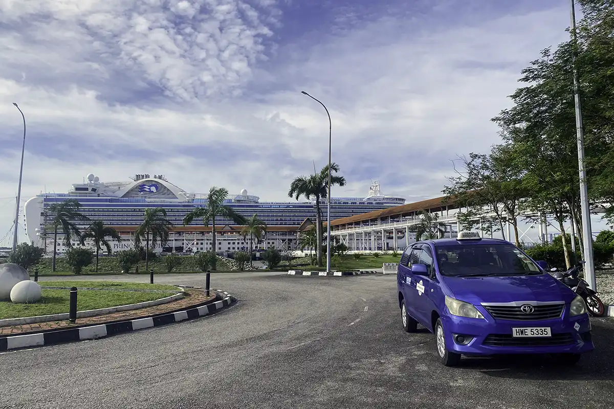 My Little Taxi private Kuala Lumpur excursion vehicle at Port Klang cruise terminal